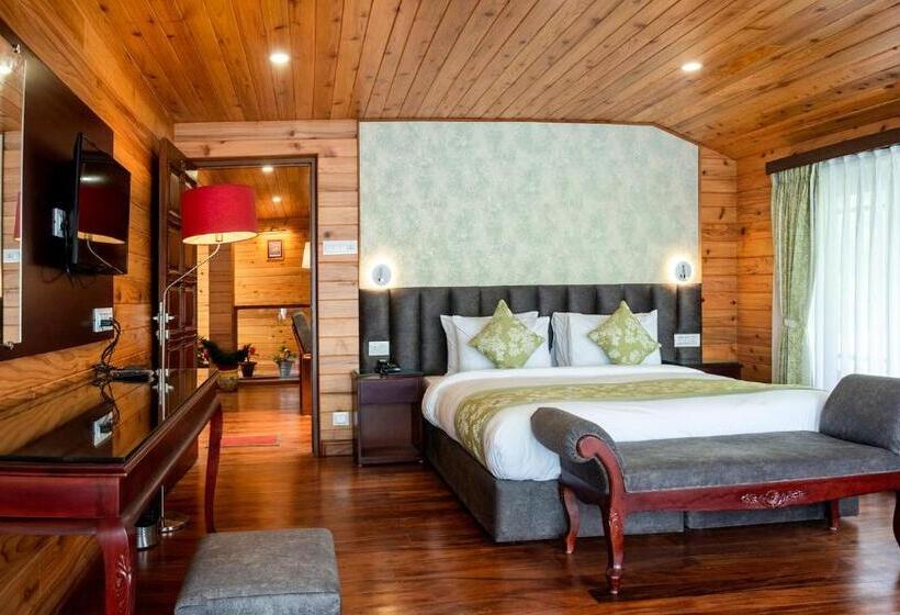 キングサイズベッドのスタンダードルーム, Udaan Dekeling Resort Darjeeling
