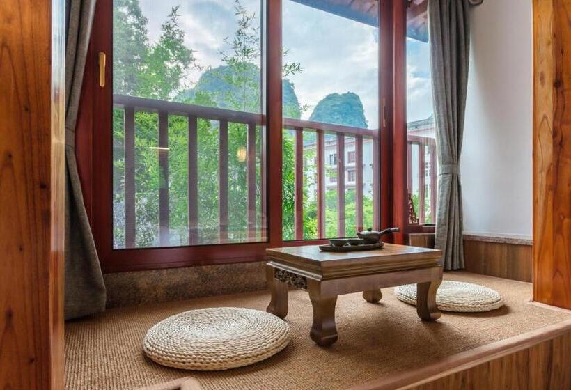 带观景的标准间, Yangshuo River View
