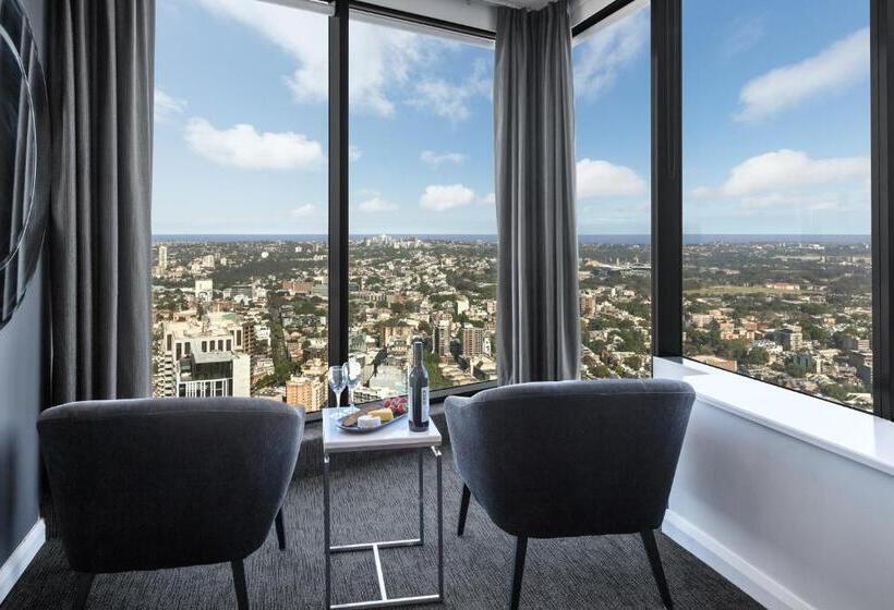 2 베드룸 디럭스 스위트, Meriton Suites World Tower, Sydney