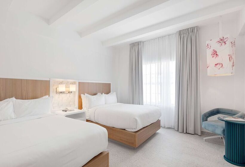 חדר סטנדרט שתי מיטות זוגיות, Townhouse  Miami