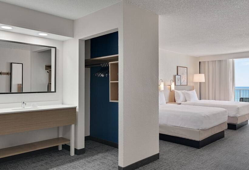 Номер Стандарт 2 Двуспальные Кровати, Spark By Hilton Ormond Beach Oceanfront