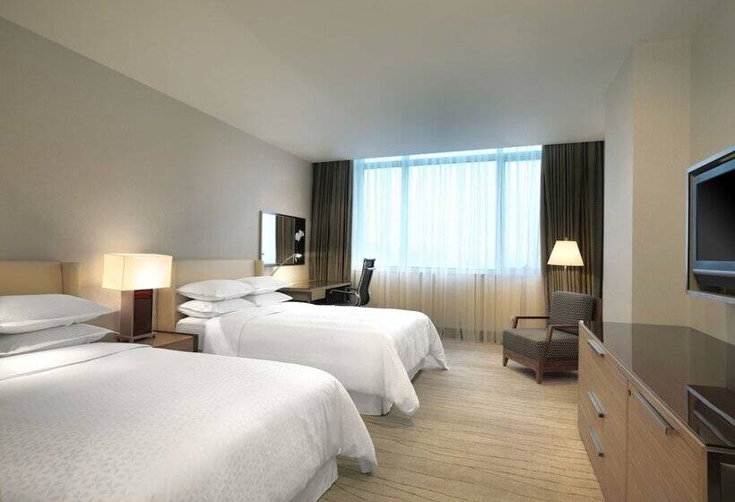 스탠다드 룸 더블 침대 2개, Four Points By Sheraton Shanghai, Daning