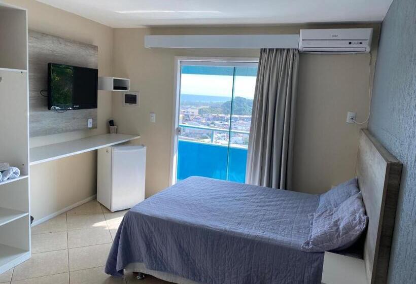 اتاق لوکس با چشم‌انداز دریا, Pousada Mirante Da Prainha