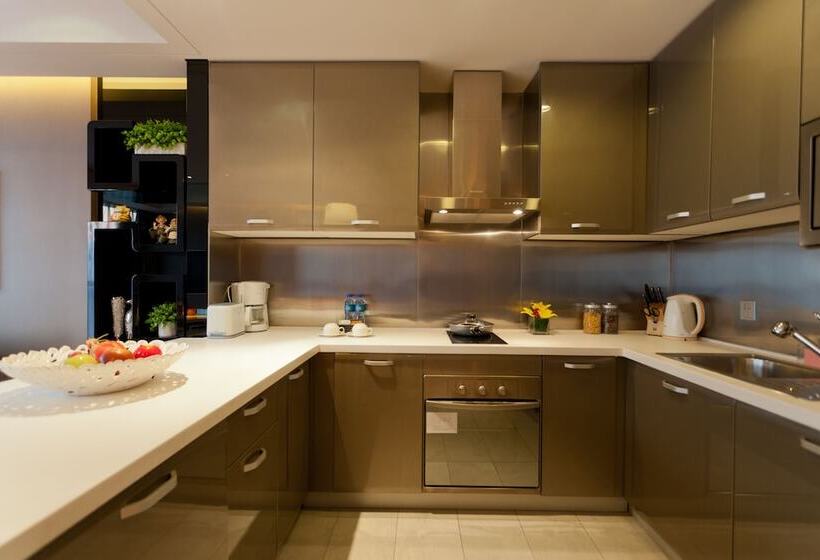 Апартаменты Премиум 1 Спальня, Ascott Raffles City Beijing