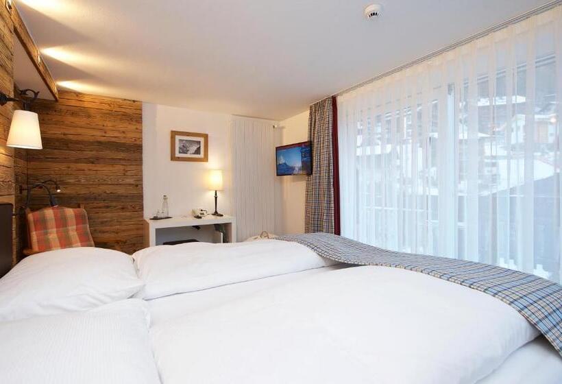 غرفة قياسية ذات إطلالة, Bella Vista Zermatt