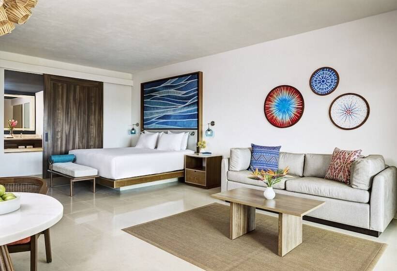 Junior Suite met Kingsize Bed, Hyatt Ziva Riviera Cancun Allinclusive