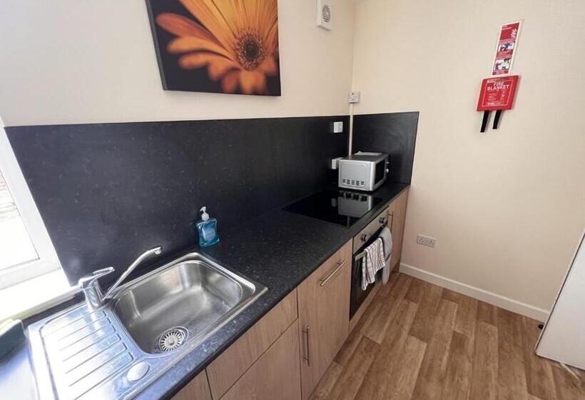 اتاق استاندارد یک تخته با سرویس بهداشتی مشترک, Rossal House Apartments, Inverness, Highlands