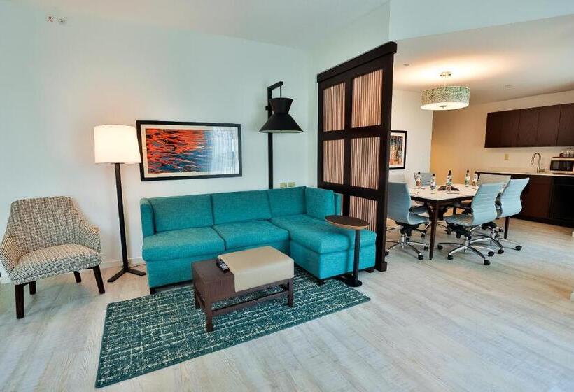 带大床的套房, Hyatt Place West Palm Beach