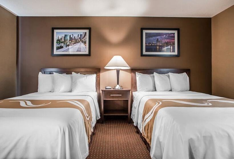 ２ダブルベッドのスタンダードルーム, Quality Inn Elgin I90