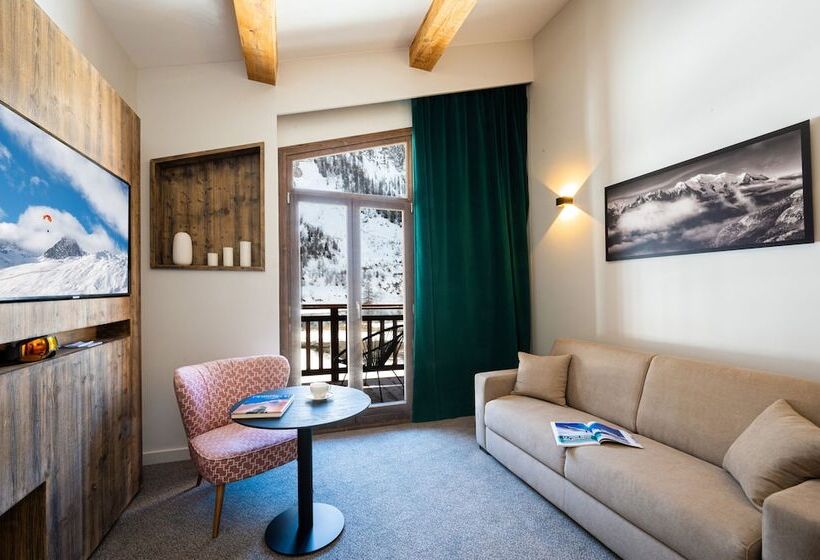 سوئیت جونیور با چشم‌انداز کوهستان, Tetras Lodge By Les Etincelles