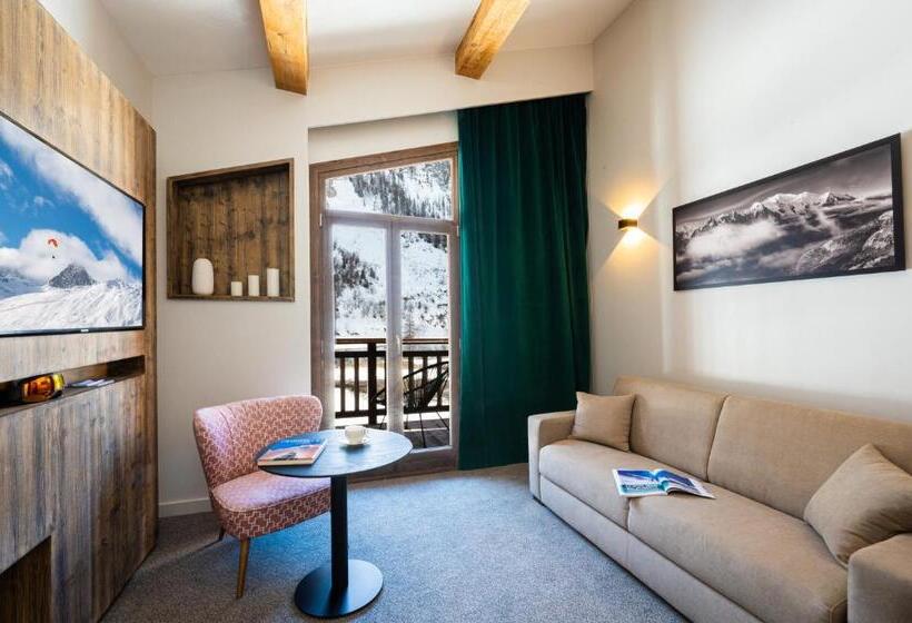 سوئیت جونیور با چشم‌انداز کوهستان, Tetras Lodge By Les Etincelles