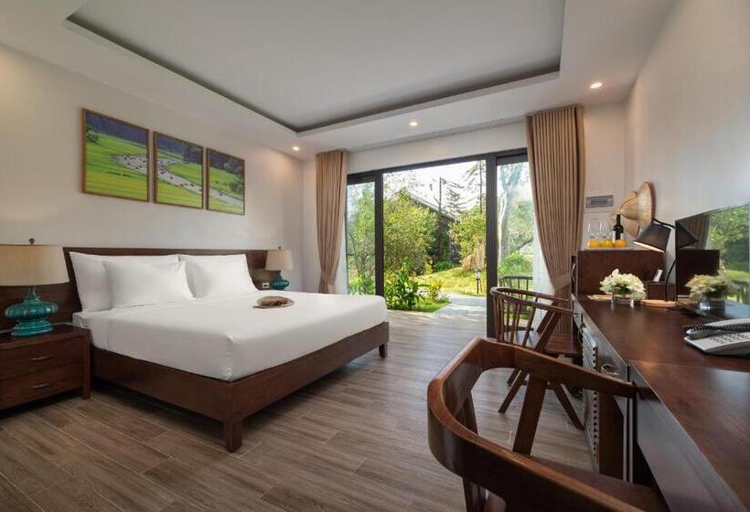 اتاق استاندارد با چشم‌انداز باغ, Bai Dinh Riverside Resort & Spa