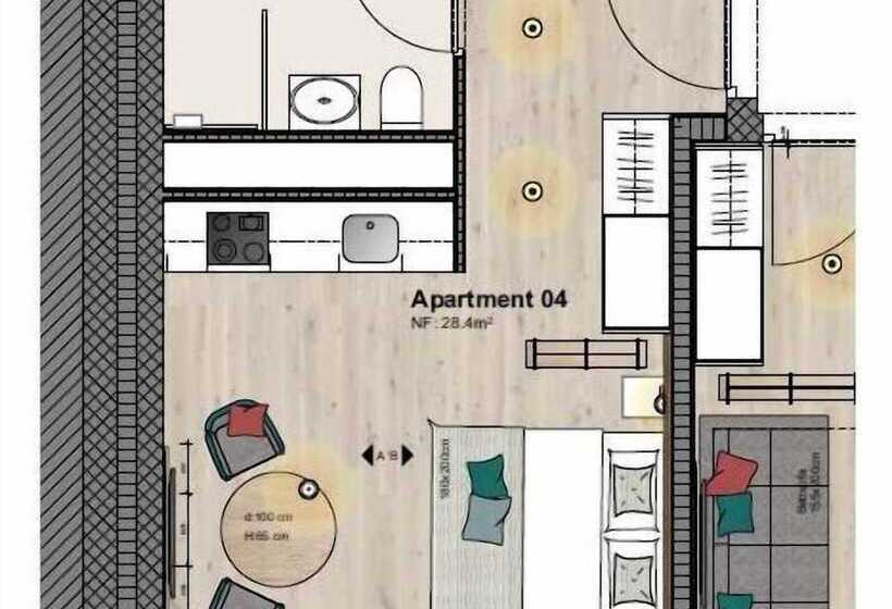 דירת חדר סופריור, Aparthotel Luzern West