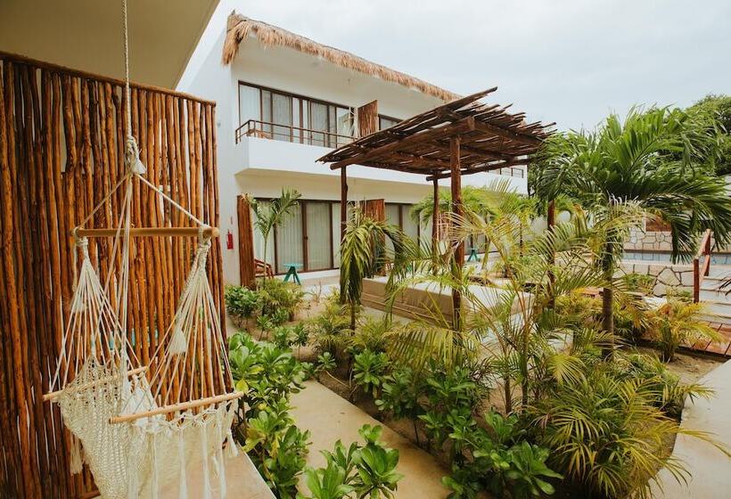 デラックスの４人部屋, Boutique Naj Casa Holbox