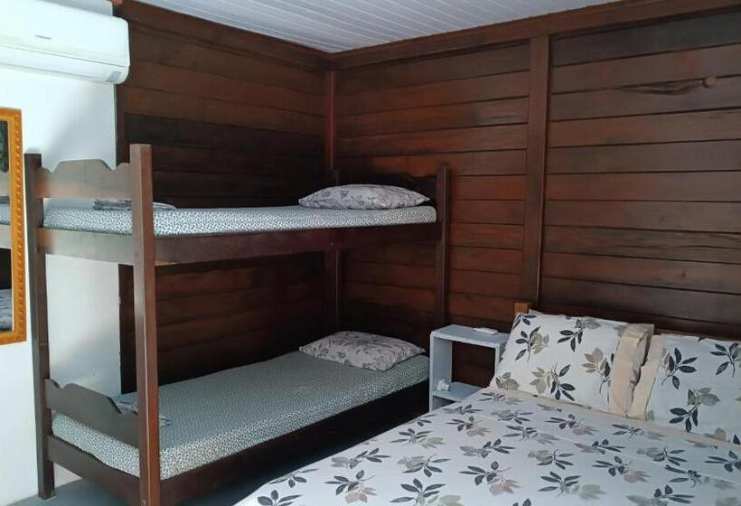 Quarto Quádruplo Estandar, Pousada Sobre As Ondas   Ilha Do Mel   Pr