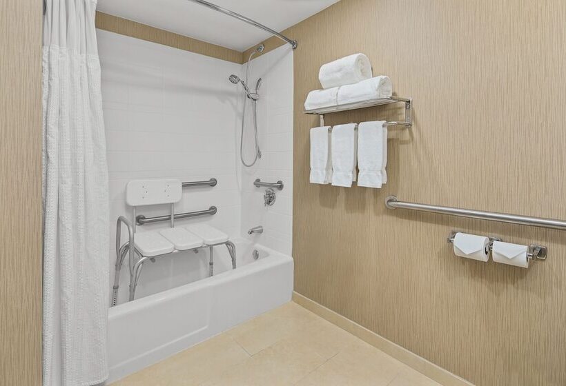 장애인을 위한 더블 침대 스탠다드 룸, Crowne Plaza Greenville, An Ihg