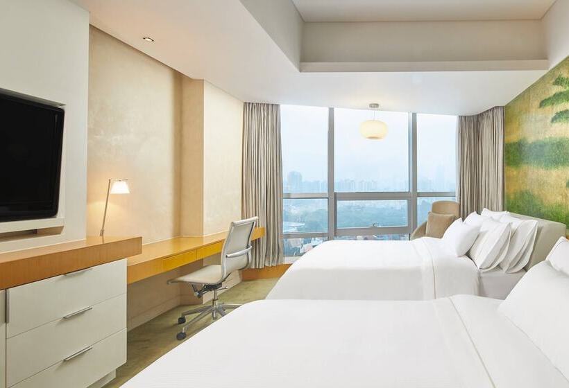 Номер Стандарт 2 Двуспальные Кровати, The Westin Shenzhen Nanshan