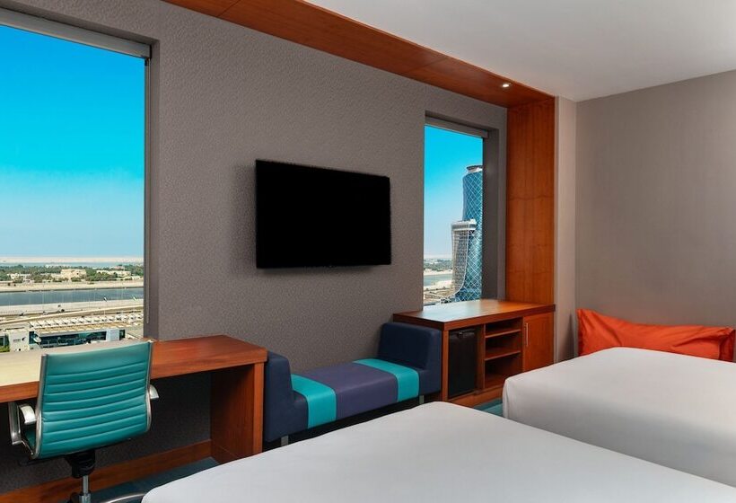 Номер Стандарт 2 Двуспальные Кровати, Aloft Abu Dhabi