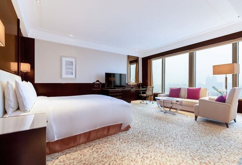 디럭스룸 공원 전망, Jw Marriott Hotel Shanghai Changfeng Park