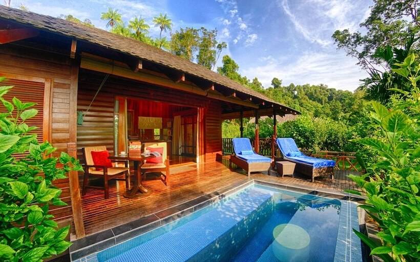 Вилла с 1 спальней и бассейном, Bunga Raya Island Resort & Spa