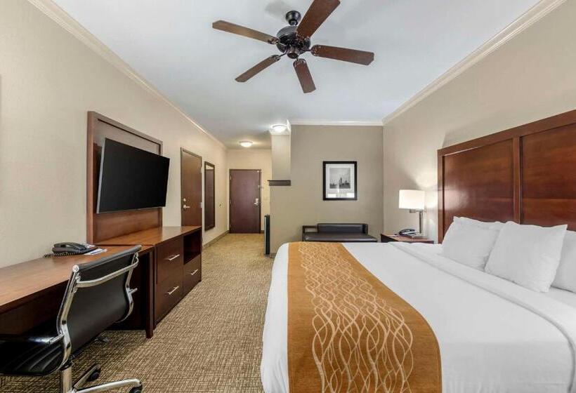 身障者適用キングサイズベッドルーム, Comfort Inn & Suites Fort Worth  Fossil Creek