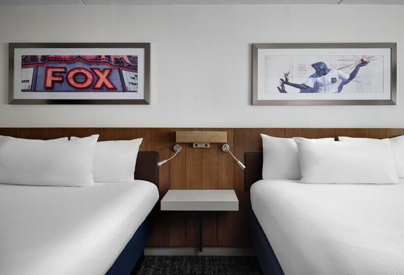 Quarto Premium, Hilton Garden Inn Detroit Downtown