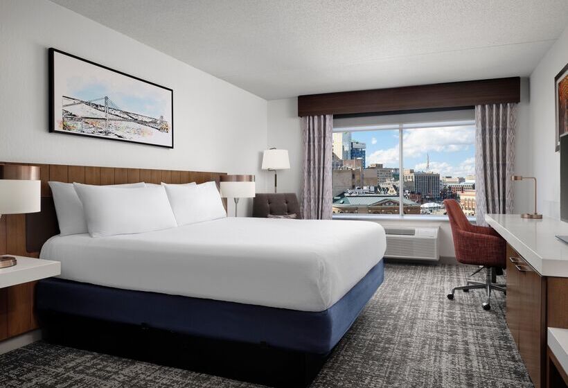Quarto Estandar Cama King, Hilton Garden Inn Detroit Downtown