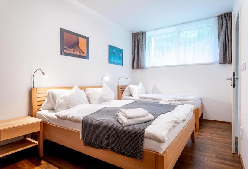 آپارتمان 1 خوابه همکف, Apartmány Resort Vrchlabí