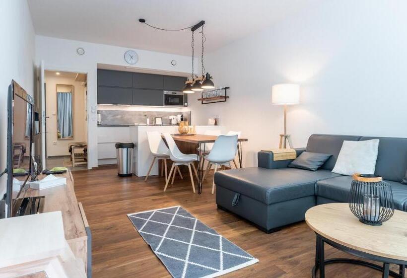 آپارتمان 1 خوابه با بالکن, Apartmány Resort Vrchlabí