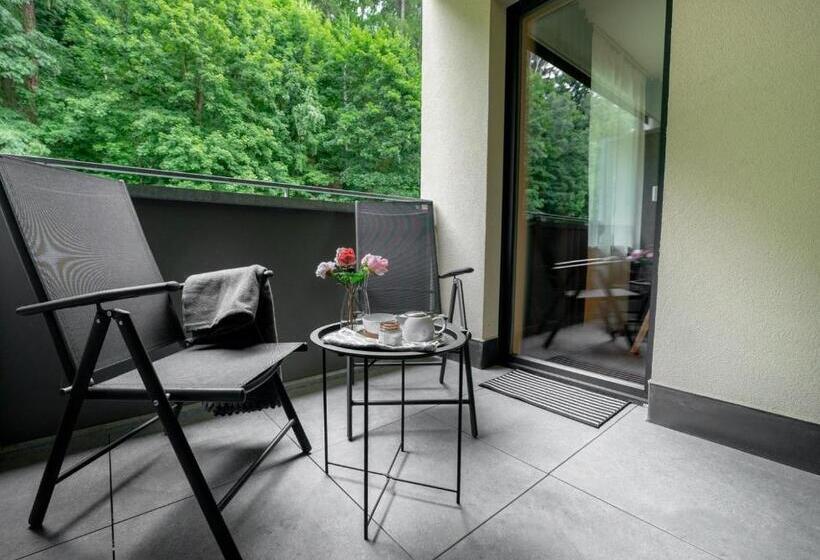 آپارتمان 1 خوابه با بالکن, Apartmány Resort Vrchlabí