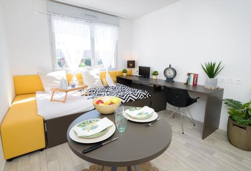 Apartamento Superior 1 Dormitório, Résidence Sweetly Alexandrin