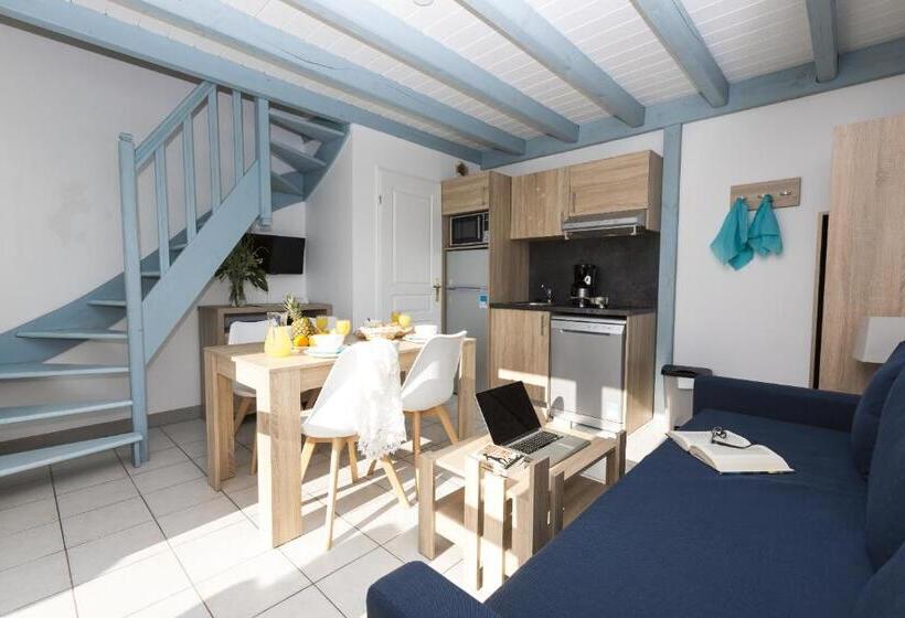 Апартаменты 2 Спальни, Residence Odalys Valentin Plage