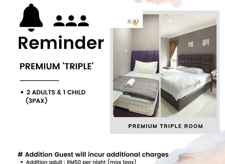 Трехместный Номер Премиум, Hilltop Hotel Tanjung Malim