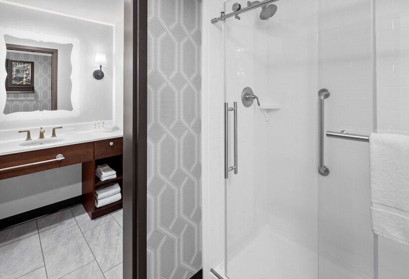 带双人床的标准工作室, Homewood Suites By Hilton Orland Park