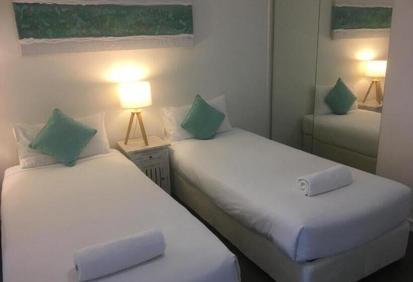 침실 2개 바다 전망 아파트, Kirra Surf Apartments