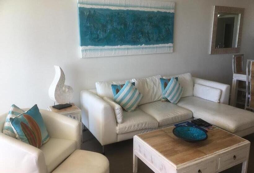 침실 3개 바다 전망 아파트, Kirra Surf Apartments