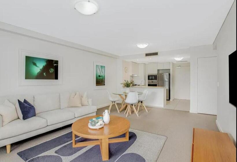 침실 2개 아파트, Kirra Surf Apartments