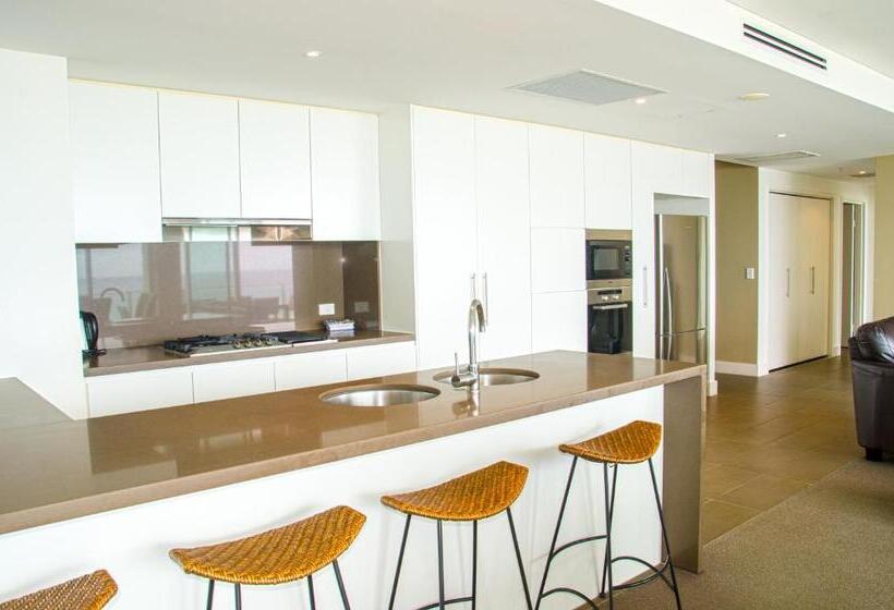 1침실 펜트하우스 아파트, Kirra Surf Apartments