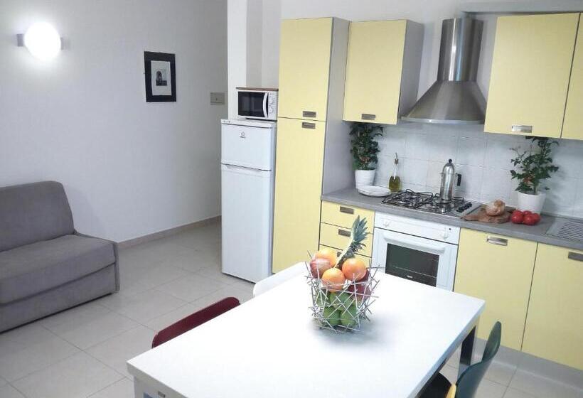 Апартаменты 1 Спальня Нижний Этаж, Residence Diffuso Arcobaleno