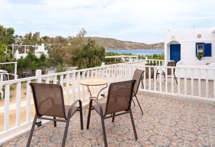 家庭间侧面带海景, Alexandros By The Beach   Serifos