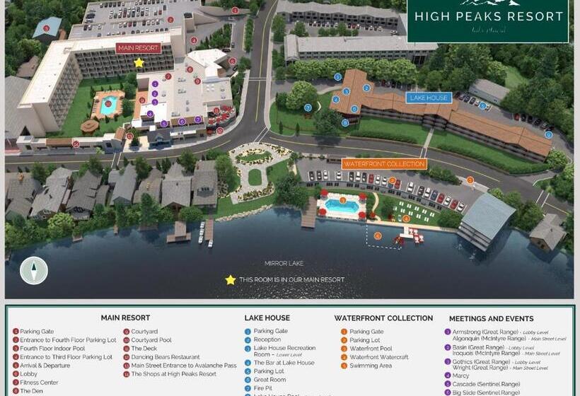 اتاق استاندارد با تخت بزرگ, High Peaks Resort