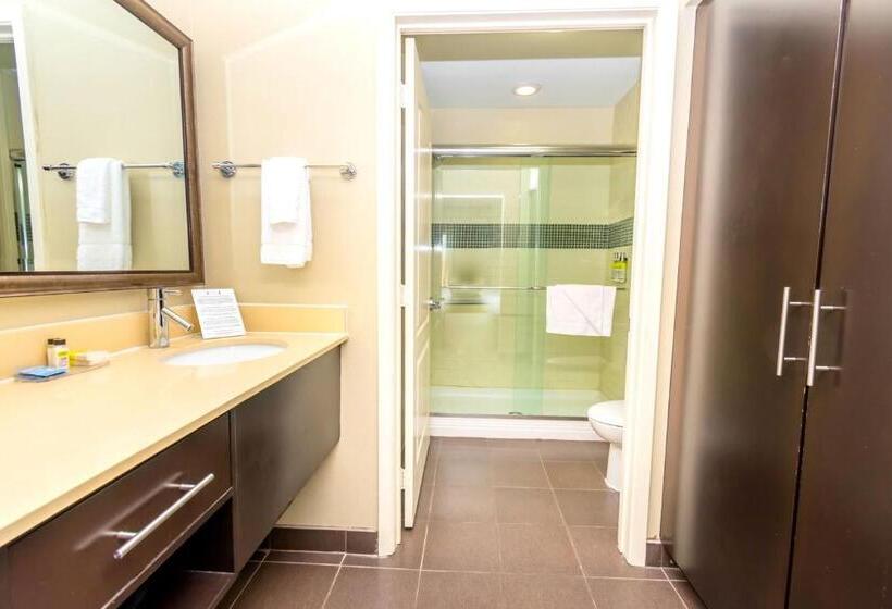 מיטת קינג בסוויטה, Staybridge Suites Houston   Iah Airport, An Ihg