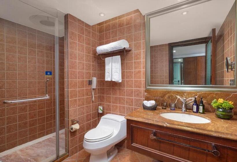 Quarto Deluxe Vista Cidade, City Hotel Xiamen Free Welcome Fruits