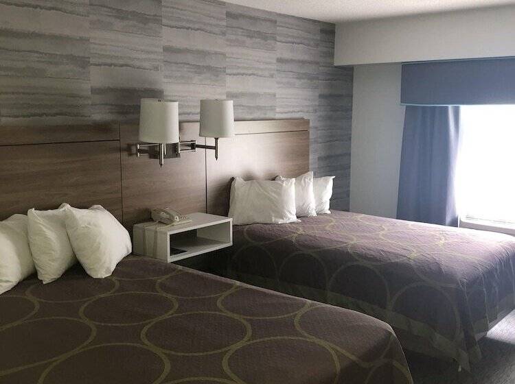 Номер Стандарт 2 Двуспальные Кровати, Super 8 By Wyndham Manchester Airport
