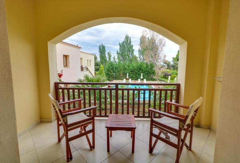 اتاق استاندارد با چشم‌انداز استخر, Aegean Melathron Thalasso Spa