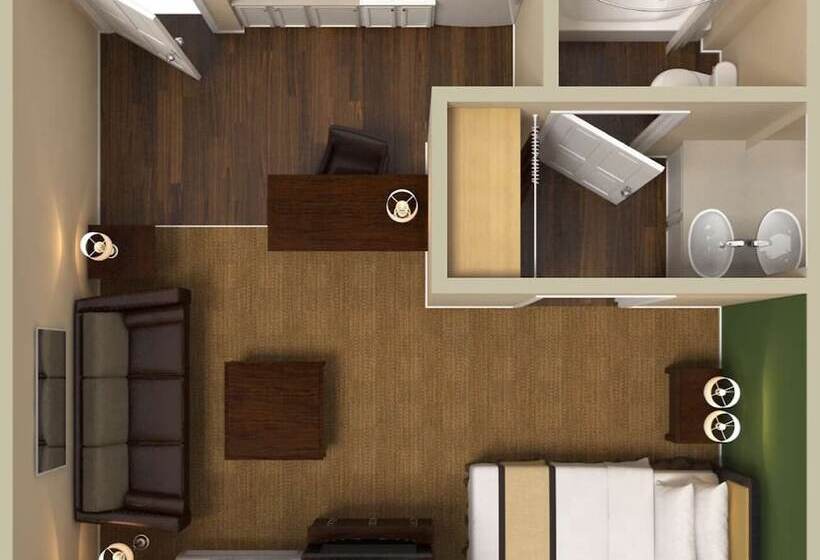 Студия Deluxe, Extended Stay America Select Suites   Atlanta   Buckhead
