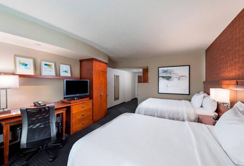 Номер Стандарт 2 Двуспальные Кровати, Courtyard By Marriott Atlanta Buford Mall Of Georgia