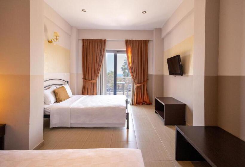 غرفة عائلية مطلّة علي الحديقة, Buka Sandy Beach