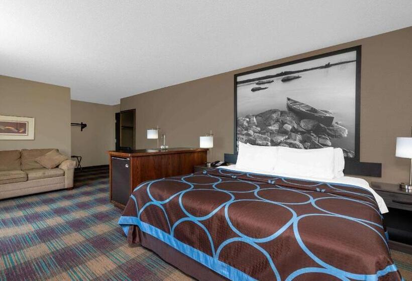 Люкс Deluxe Кровать Кинг, Super 8 By Wyndham Glenwood