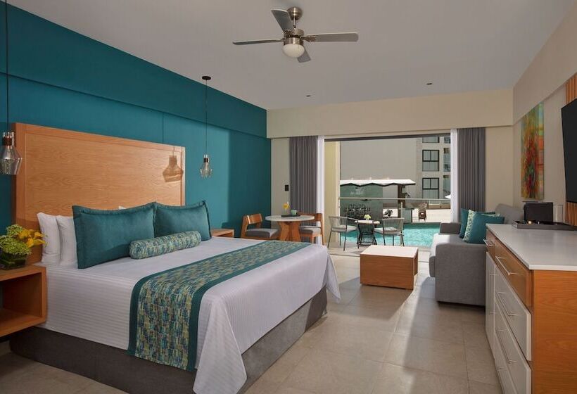 Apartament Junior Suite Club z widokiem na morze, Dreams Cozumel Cape Resort & Spa